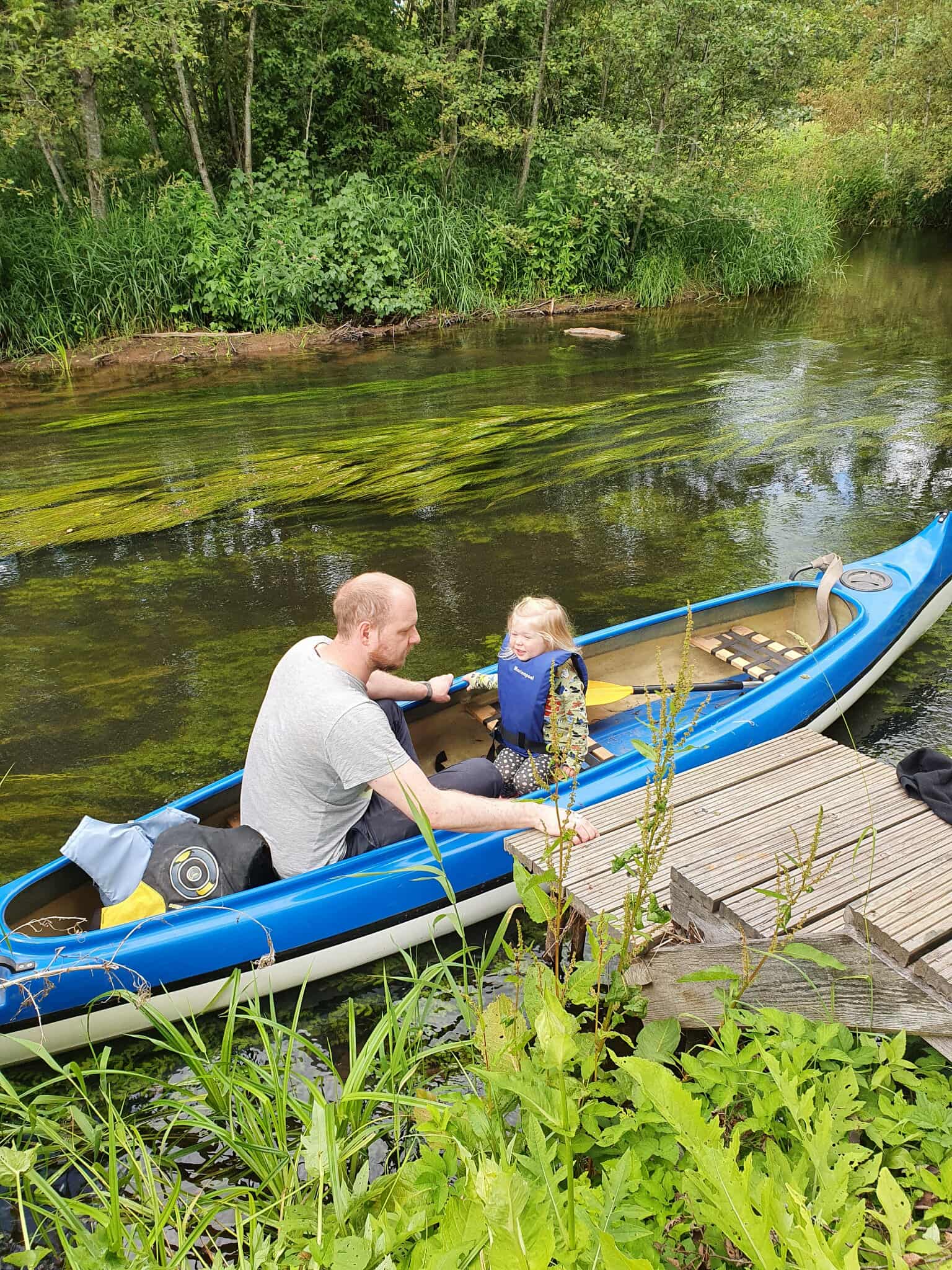 Kayaking in river Võhandu