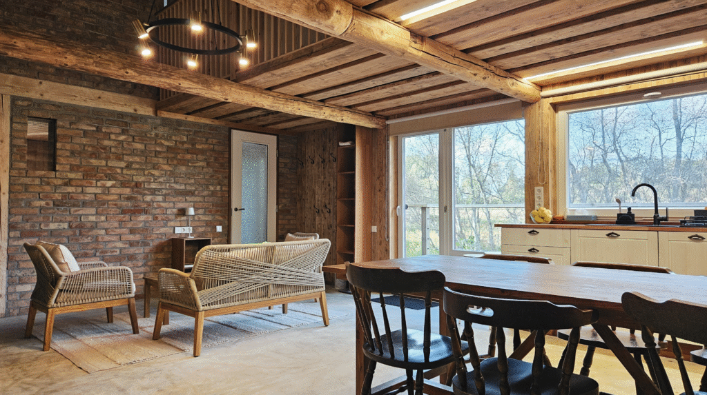 Open living room